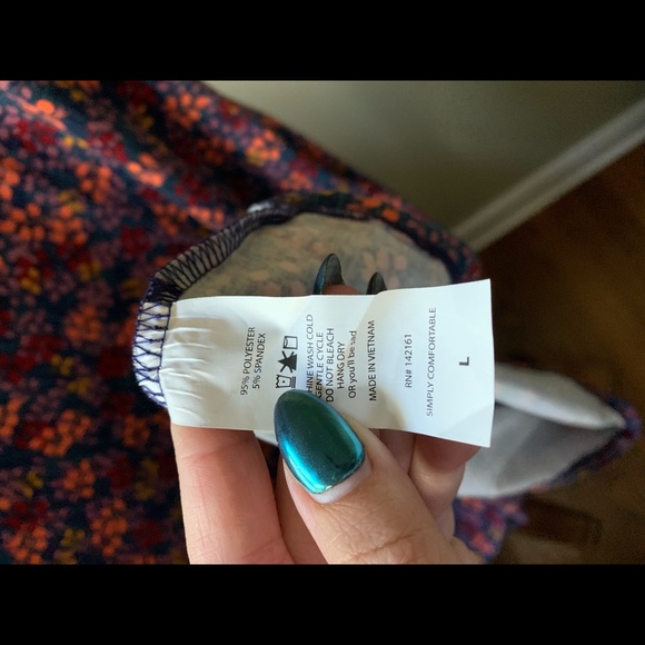 LuLaRoe Julia Size L - Picture 4 of 4